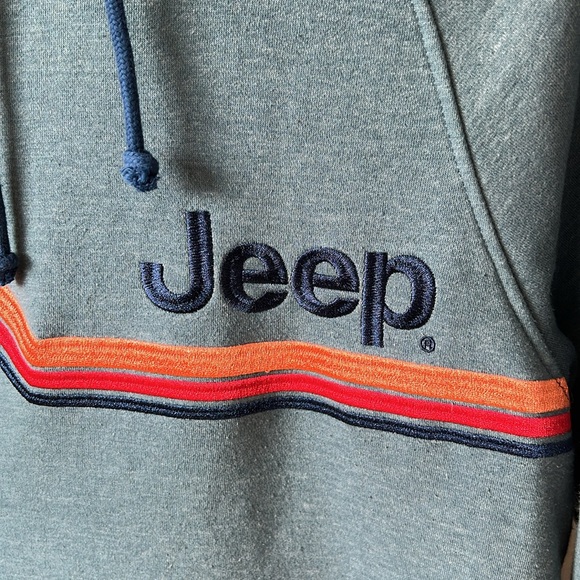 SOLD Buck-Wear JEEP - MOUNTAIN STRIPE RAGLAN HOODIE - Picture 5 of 8